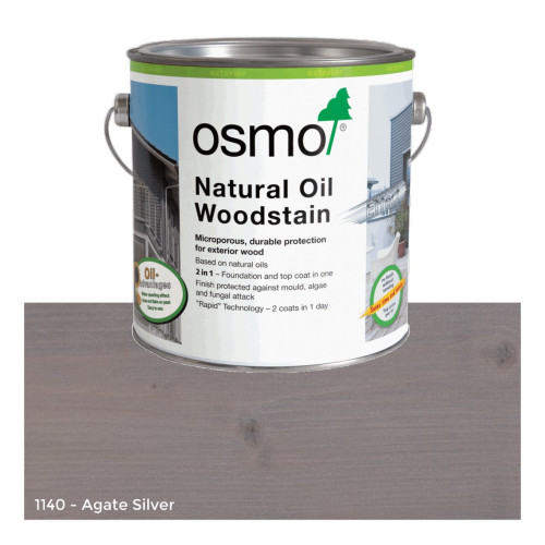 25ltr: Osmo - Natural Oil Woodstain Effect - Agate Silver - (1140F) *SPECIAL ORDER*