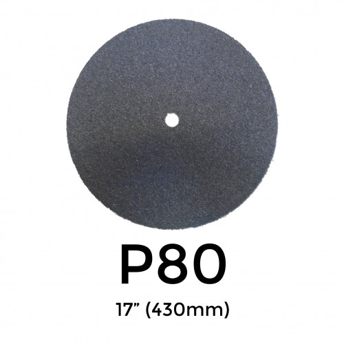 P80 - Starcke - Silicon Carbide - Double Sided Sanding Discs - 430mm - 17" 