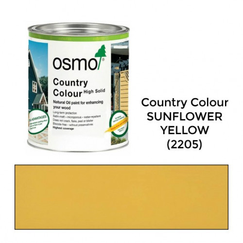 25ltr: Osmo - Country Colour - Sunflower Yellow - (2205F) *SPECIAL ORDER*