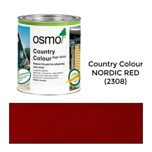 5ml: Osmo - Sachet - Country Colour - Nordic Red - (2308S)