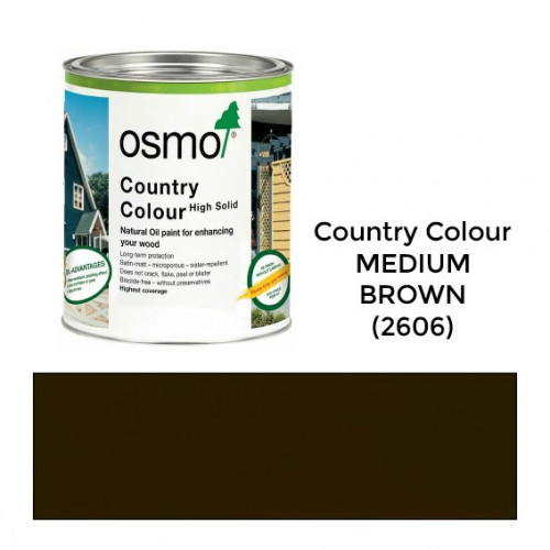 5ml: Osmo - Sachet - Country Colour - Medium Brown - (2606S)
