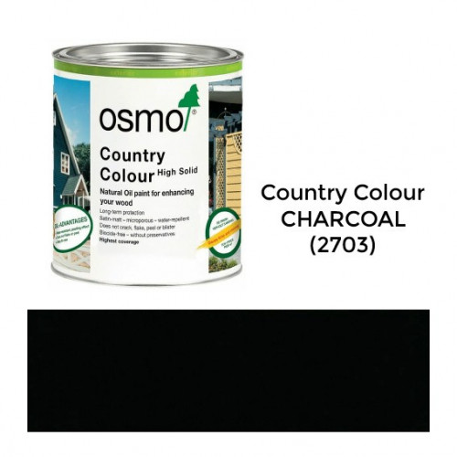 2.5ltr: Osmo - Country Colour - Charcoal - (2703D)