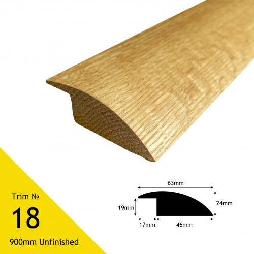 Ramp Profile - 63mm x 24mm - (choose length & finish)