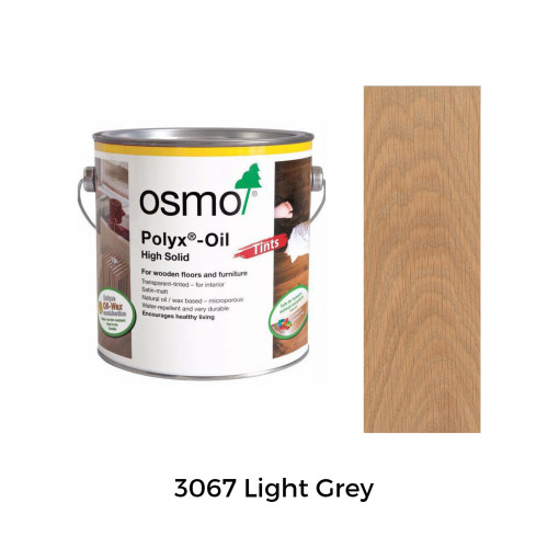 2.5ltr: Osmo - Polyx Oil - Tints - Light Grey - (3067D)