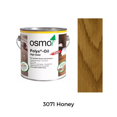 2.5ltr: Osmo - Polyx Oil - Tints - Honey - (3071D)
