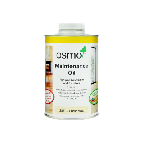 1ltr: Osmo - Maintenance Oil - Clear Matt - (3079)