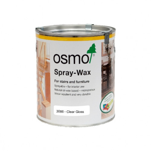 2.5ltr: Osmo - Spray Wax - Clear Gloss - (3086D)
