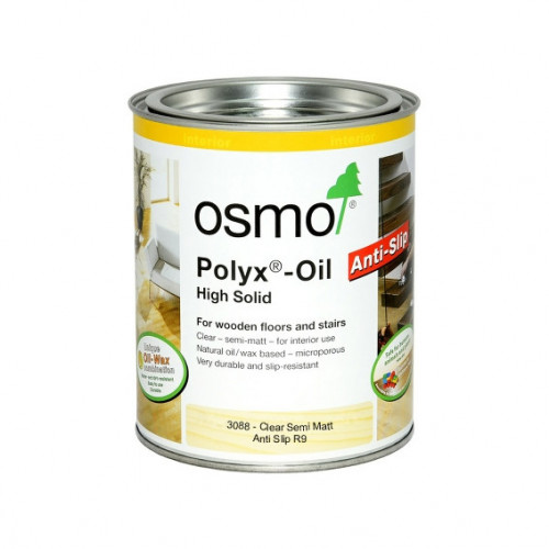 0.125ltr: Osmo - Polyx Oil - R9 Anti Slip - SemiMatt - (3088A)