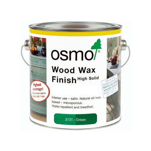 0.375ltr: Osmo - Wood Wax Finish Intensive Colour - Green - (3131B)