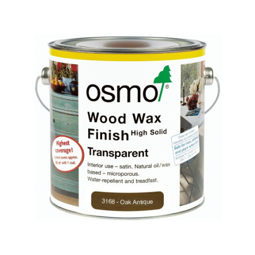 2.5ltr: Osmo - Wood Wax Finish Transparent Colour - Oak Antique - (3168D)