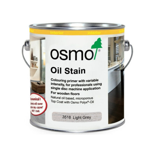 5ml: Osmo - Sachet - Oil Stain - Light Grey - (3518S)