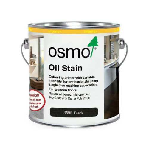 5ml: Osmo - Sachet - Oil Stain - Black - (3590S)