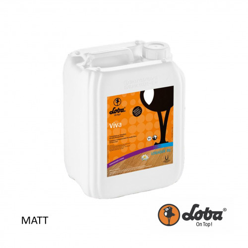 5ltr: Loba - Viva - 1K Wood Floor Lacquer - Matt