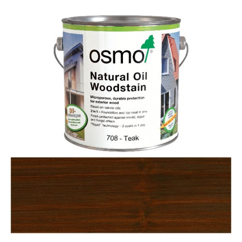 5ml: Osmo - Sachet - Natural Oil Woodstain - Teak - (708S)