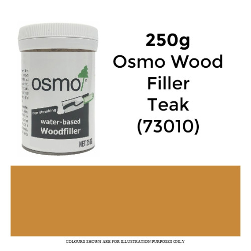 250g: Osmo - Woodfiller - Teak - (73010)