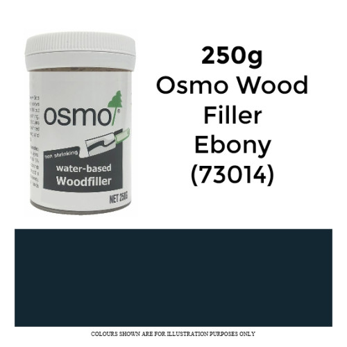 250g: Osmo - Woodfiller - Ebony - (73014)