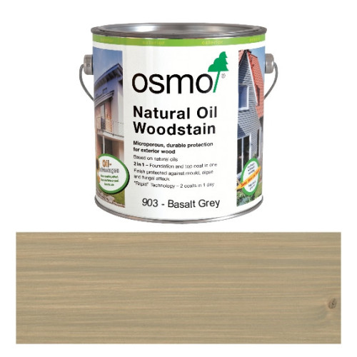 0.75ltr: Osmo - Natural Oil Woodstain - Basalt Grey - (903C)