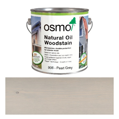 25ltr: Osmo - Natural Oil Woodstain - Pearl Grey - (906F) *SPECIAL ORDER*