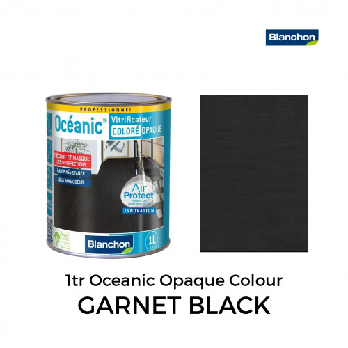 1ltr: Blanchon - Opaque Coloured Oc&Atilde;&copy;anic - 1K Lacquer - Garnet Black