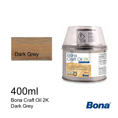 0.4ltr: Bona - Craft Oil 2K - Dark Grey