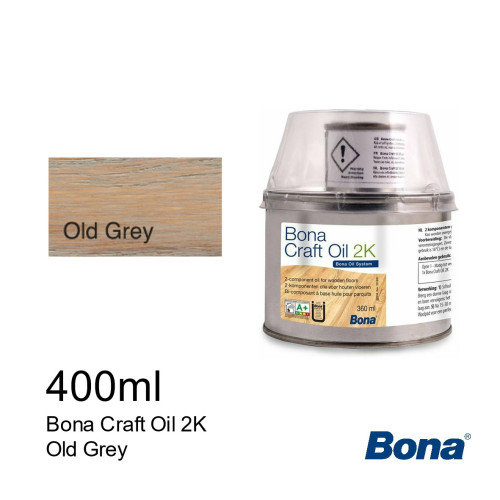 0.4ltr: Bona - Craft Oil 2K - Old Grey