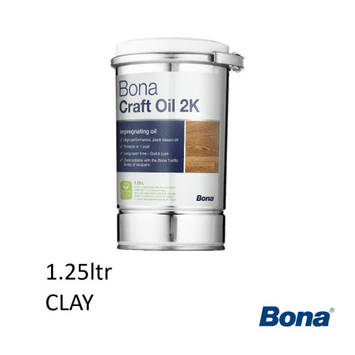 1.25ltr: Bona - Craft Oil 2K - Clay 