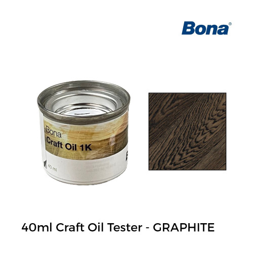 40ml: Bona - Craft Oil Sample - Graphite
