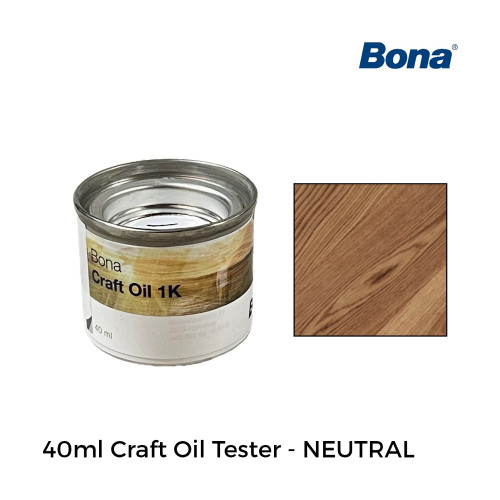 40ml: Bona - Craft Oil Sample - Neutral Natural Clear (Pure)
