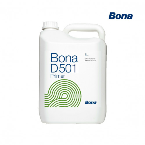 5ltr: Bona - D501 - Primer for use with Silane Based Adhesives. Suitable for absorbent and non-absorbent substrates (with the exception of magnesium industrial floors) and for chipboard panel