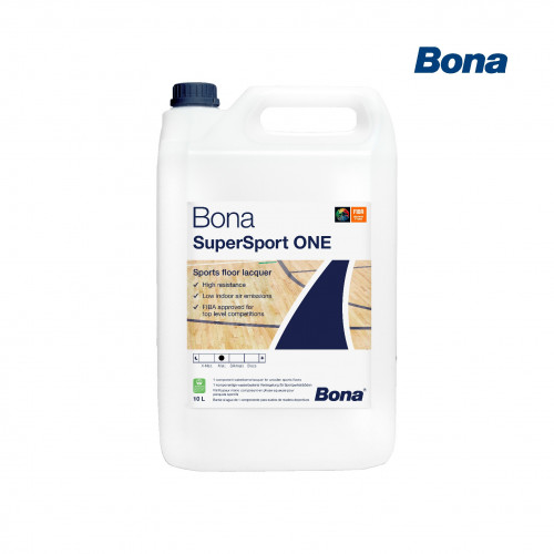 10ltr: Bona - SuperSport One - 1K Water Based Sports Lacquer - Matt