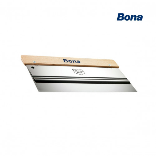 Bona - Double Blade Scraper - Stainless Steel Trowel - Rounded Edge - 350mm 