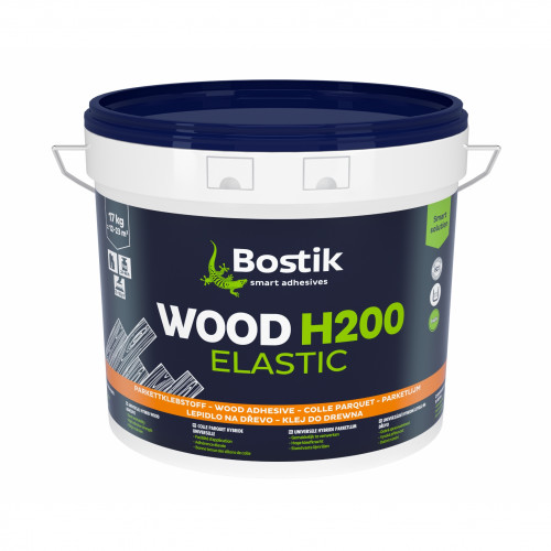17kg Tub: Bostik - H200 Elastic - Wood Flooring Adhesive - High Performance Single Component Hybrid Adhesive