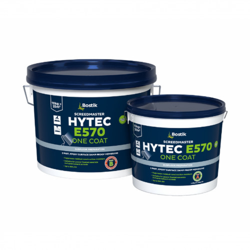 5kg Kit: Bostik - Screedmaster - Hytec - E570 - One Coat - 2 Component - Solvent Free - Epoxy - Surface Damp Proof Membrane (DPM)