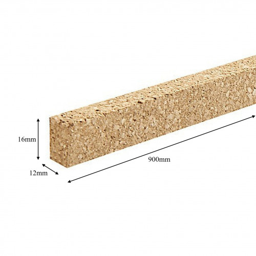 1 x Length: Cork Expansion Strip 16 x 12 x 900mm