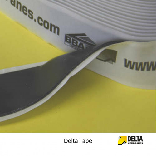 1 Roll: Delta - Double Sided Jointing Tape - Butyl Rubber - 22.5m x 28mm
