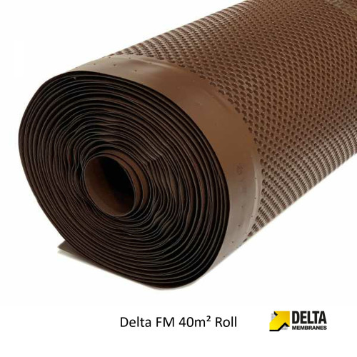1 Roll: Delta FM Membrane - Virgin High Performance PE-VHD - 20m x 2m - (40m&Acirc;&sup2;/Roll) 