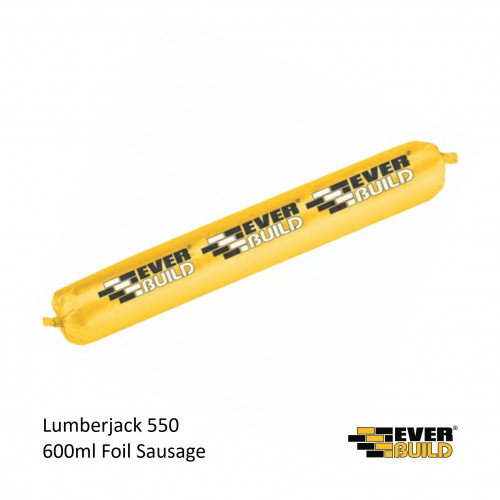 600ml Foil: Everbuild - Lumberjack 550 - Adhesive Sausage 