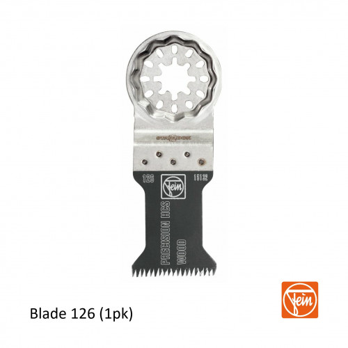 Fein - Starlock - E-Cut 126 form HCS precision saw blade - 35mm Width x 50mm Length - Single Pack