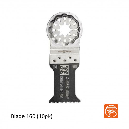 Fein - Starlock - E-Cut 160 form long-life saw blade - 35mm Width x 50mm Length - Pack of 10