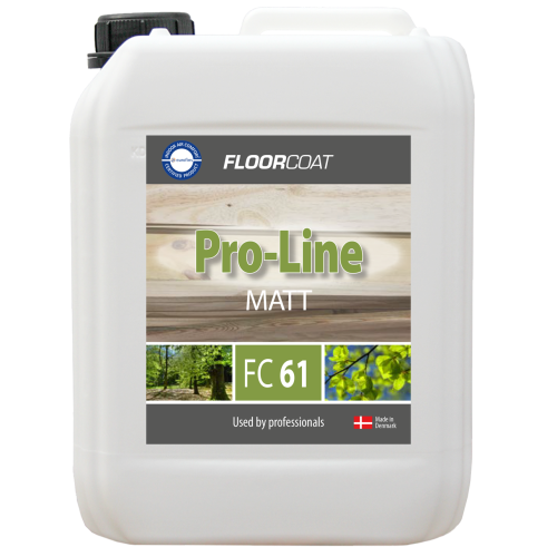 5ltr: Floorcoat - Pro-Line - FC61 - Matt - 100% Polyurethane Water Based Lacquer