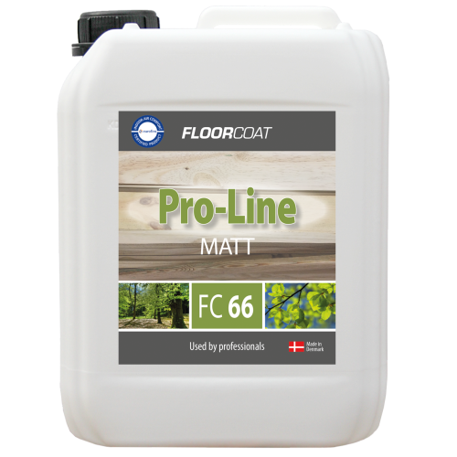 5ltr: Floorcoat - Pro-Line - FC66 - Matt - 100% Polyurethane 2 Coat High Build 1K Water Based Lacquer