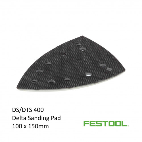 Festool - Delta Triangular Sanding Pad - Fits DTS400 / DS400 - 100x150mm - (493723)