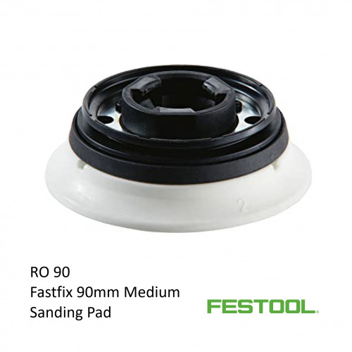 Festool - Fastfix - Jetstream - Circular Backing Pad - Medium - Fits Rotex RO90 DX - (496804)