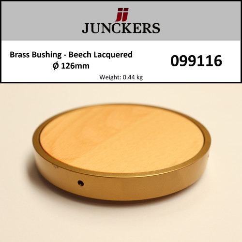 Junckers - Brass Bushing - Beech - SilkMatt - 126mm 