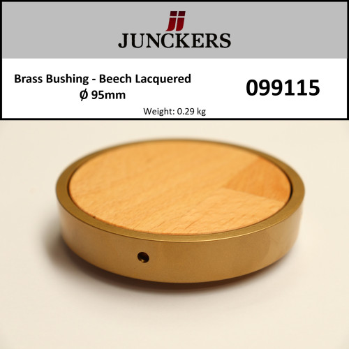 Junckers - Brass Bushing - Beech - SilkMatt - 95mm 