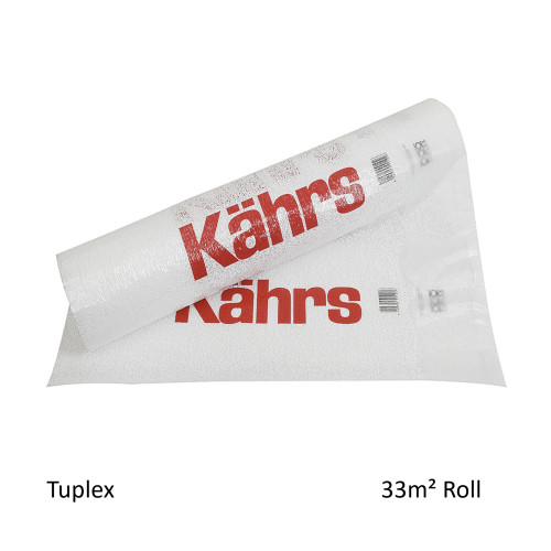 1 Roll: Kahrs - Tuplex - 3mm High Performance Underlay - Acoustic & Moisture Benefit - (33m&Acirc;&sup2;/Roll)