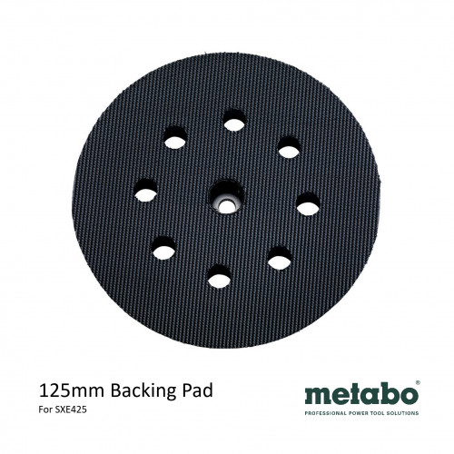 Metabo - SXE 425 - Hook & Loop Backing Pad - 125mm 