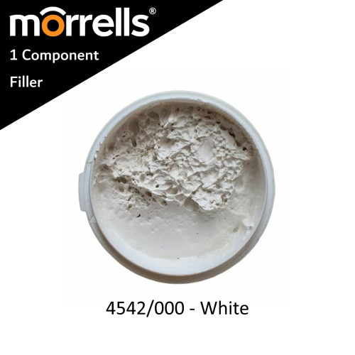 0.25ltr: Morrells - Wood Filler - 45 Range - 1K Filler - White - 4542/000M
