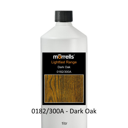 1ltr: Morrells - Light Fast Stain - Dark Oak - 0182/300A