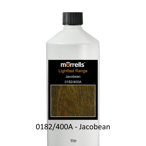 1ltr: Morrells - Light Fast Stain - Jacobean - 0182/400A
